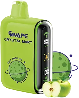 Mvape Crytral Mary 20K Puff Sour Apple lce
